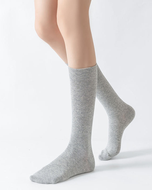 Women's Knee High Socks Core Basics Solid Color Casual