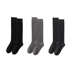 Sweetnana 3-Pack Wool Warm Socks for Women Soft Seamless Socks Solid Knee High Socks