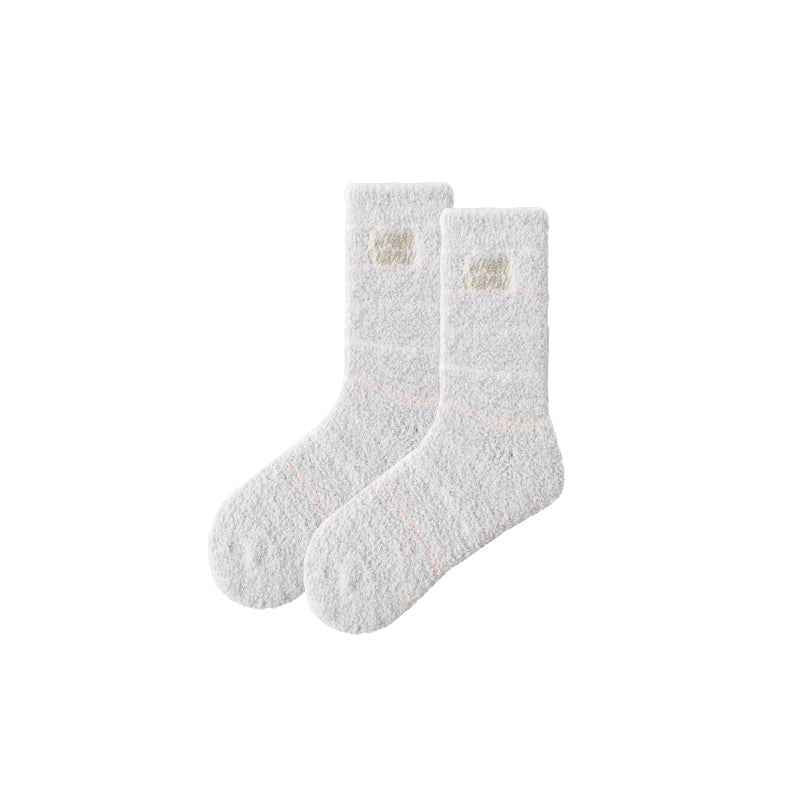 Sweetnana Cozy Women's Crew Socks, Super Soft and Thickened Fuzzy Socks for Winter, Cute and Comfortable for Everyday Wear and Lounge