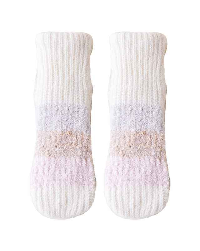 Sweetnana Women's Cozy Ankle Socks, Thickened Fuzzy Non-Slip Slipper Socks for Winter, Super Soft and Cute Lounge Wear Socks for Maximum Comfort