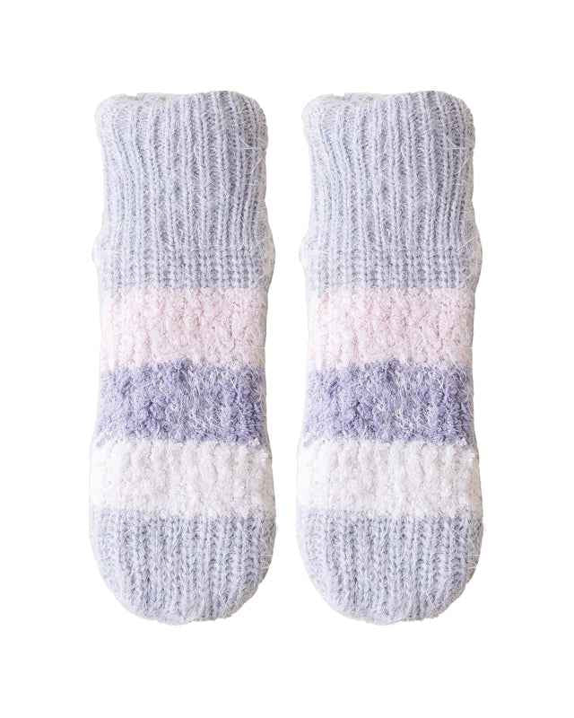 Sweetnana Women's Cozy Ankle Socks, Thickened Fuzzy Non-Slip Slipper Socks for Winter, Super Soft and Cute Lounge Wear Socks for Maximum Comfort