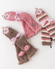 3-Pack Women Crew Socks Fuzzy Fluffy Plush Thick Warm Soft Cozy