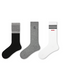 3 Pack Womens Crew Socks Order Academy Ribbed Cat Embroidered - SWEET NANA