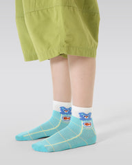 5-Pack Colorful Summer Series Kids Socks Thin Mesh Cotton Socks