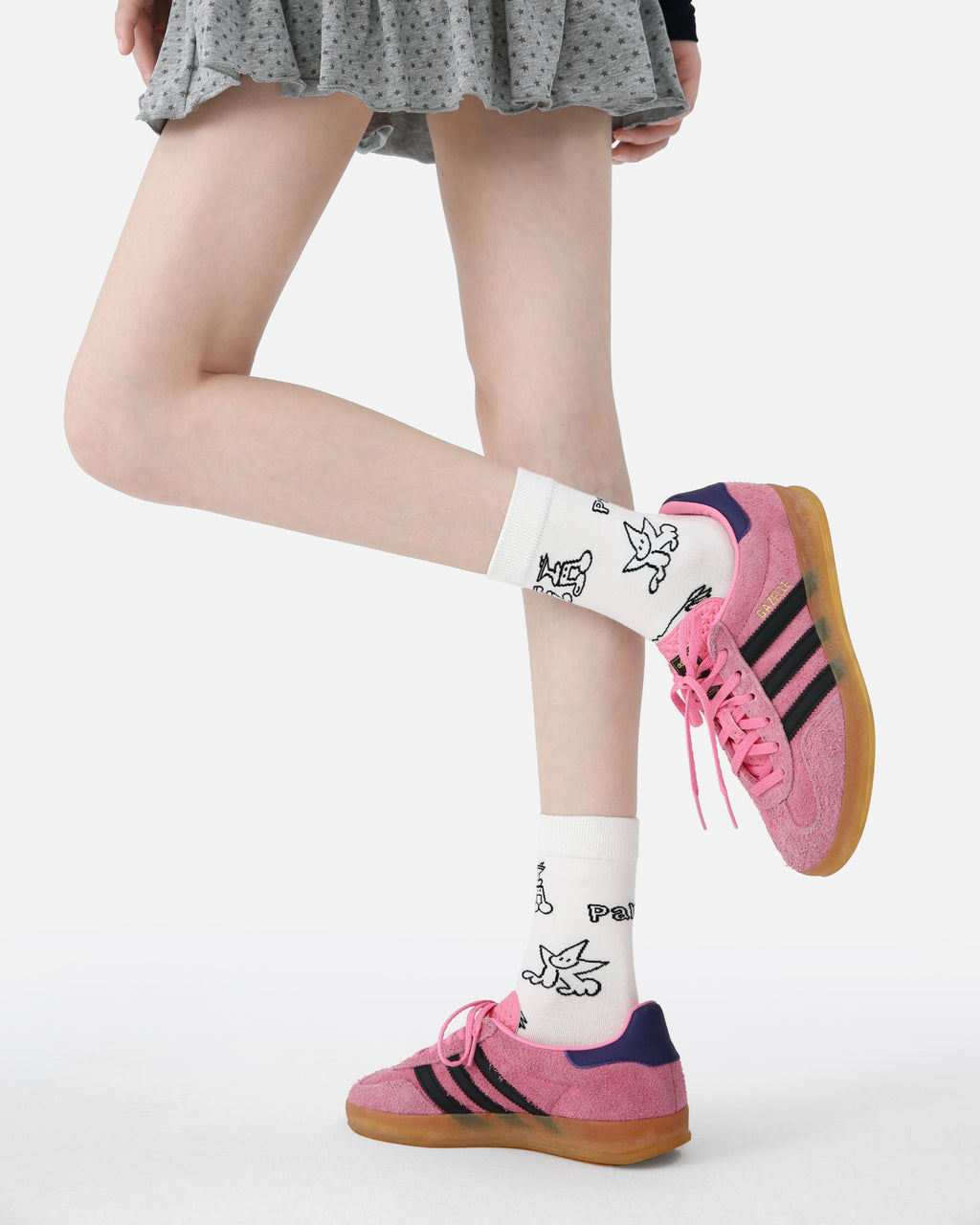 5 Pack Cartoon Pet Cotton Crew Socks