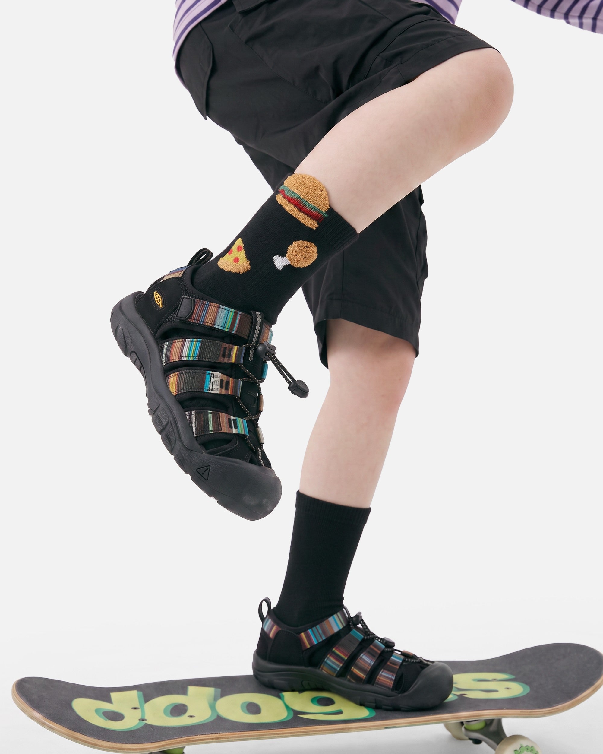 5 Pack Kids 3D Animal and Food Cotton Crew Socks