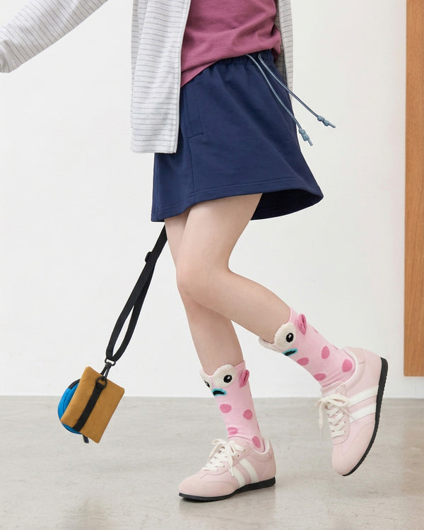 5 Pack Kids 3D Big-Eyed Fish Cotton Crew Socks