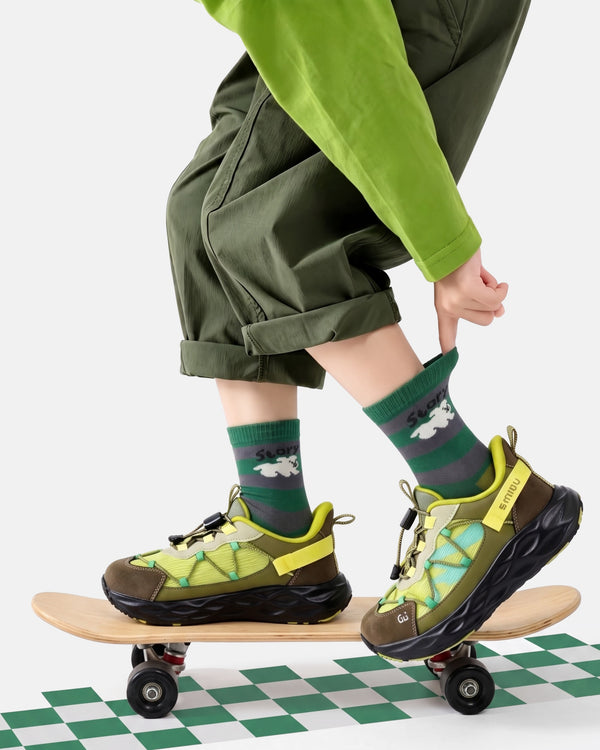 5 Pack Kids 3D Cartoon Character Cotton Crew Socks