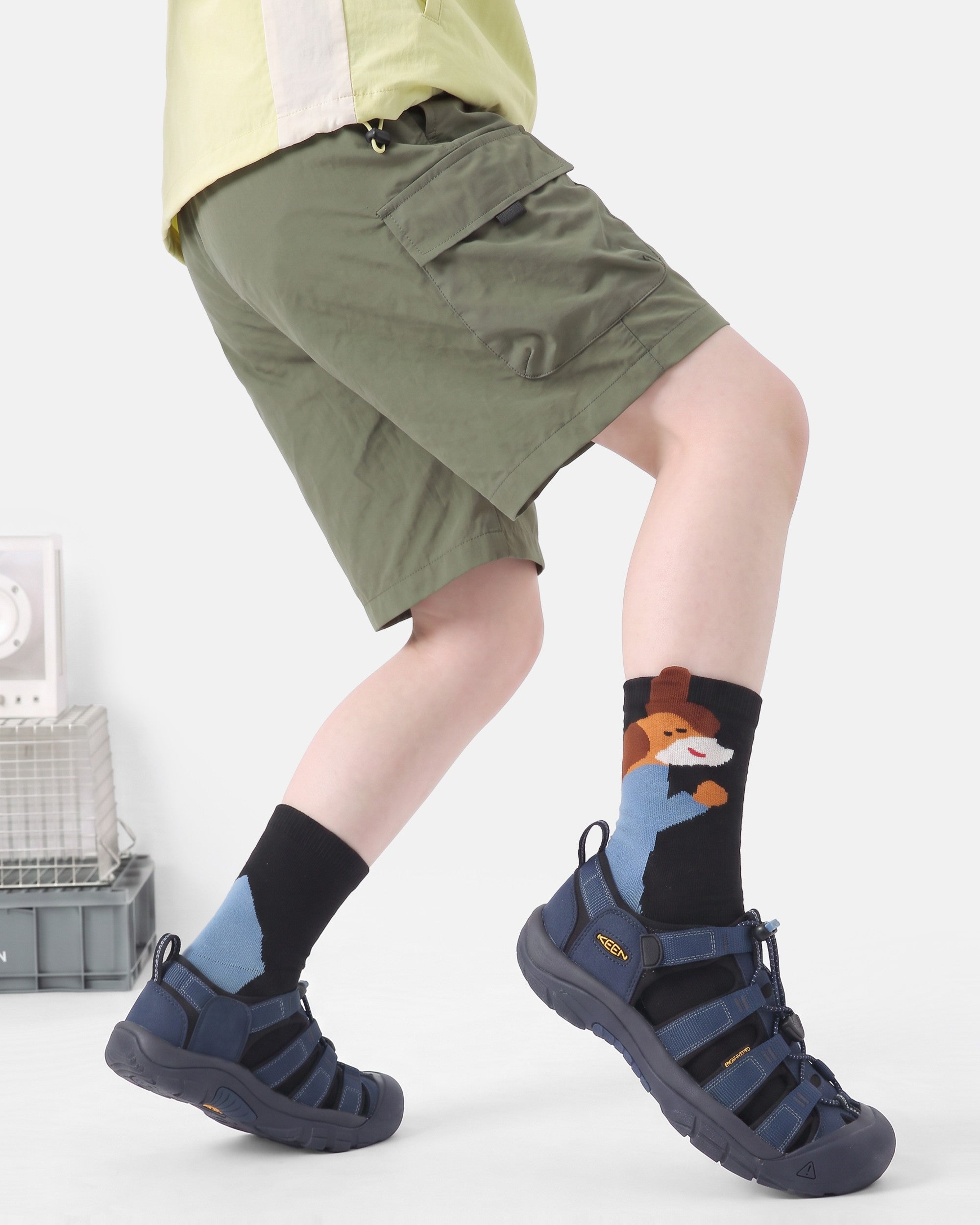 5 Pack Kids 3D Dog Cotton Crew Socks