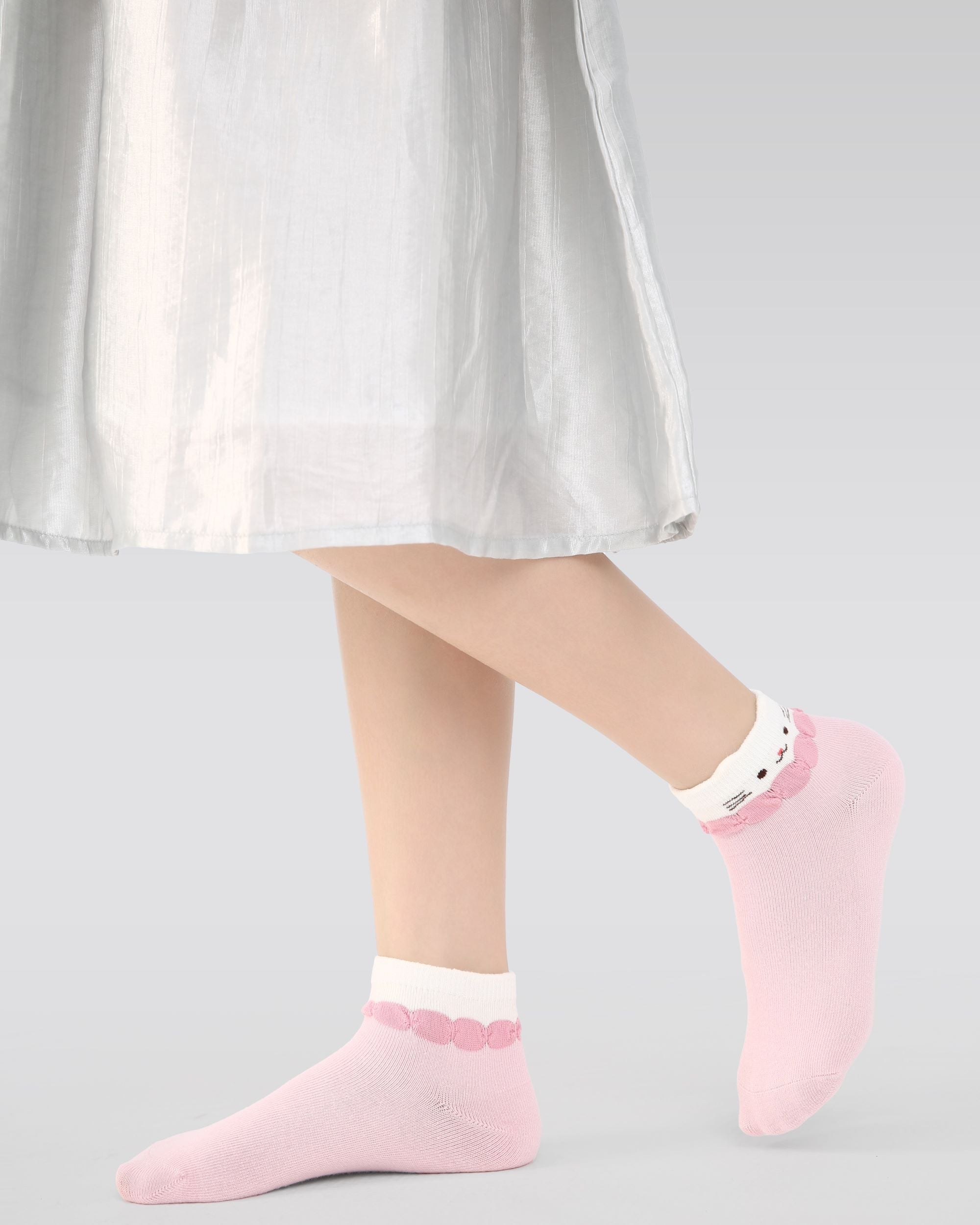 5 Pack Kids Ankle Socks Milk Candy Paradise Cute Sweet Socks Secondary image
