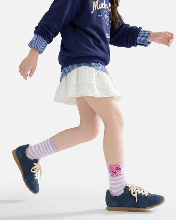 5 Pack Kids Bunny Cotton Crew Socks