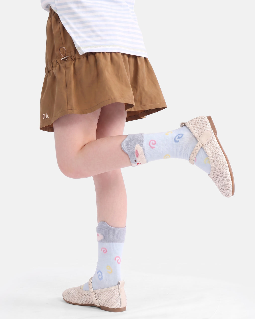 5 Pack Kids Cat Cotton Crew Socks