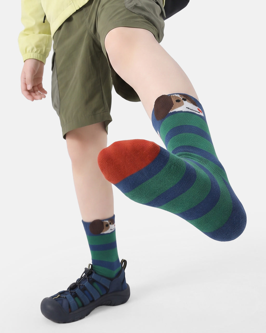 5 Pack Kids Colorful 3D Puppy Cotton Crew Socks