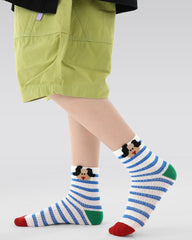 5 Pack Kids Crew Socks Cool Dog Planet Mesh Breathable Fun Socks