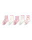 5 Pack Kids Crew Socks Sweet Bunny Princess Mesh Breathable Cute Socks - SWEET NANA