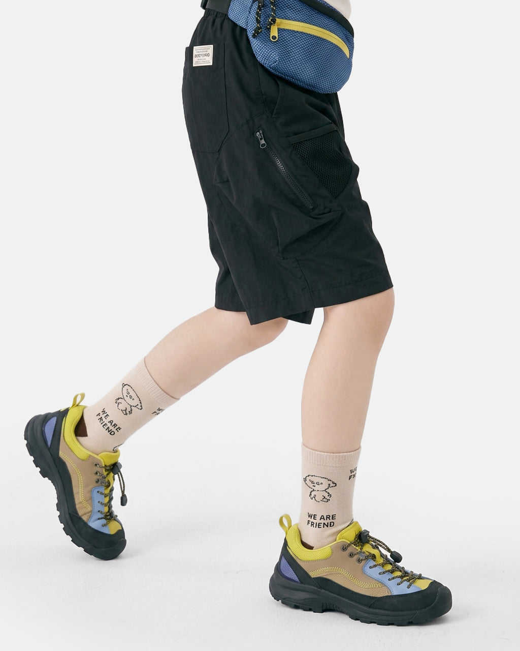 5 Pack Kids Graphic Cotton Crew Socks
