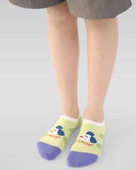 5 Pack Kids No Show Socks Puppy Plan Cute Dog Pattern Playful Socks