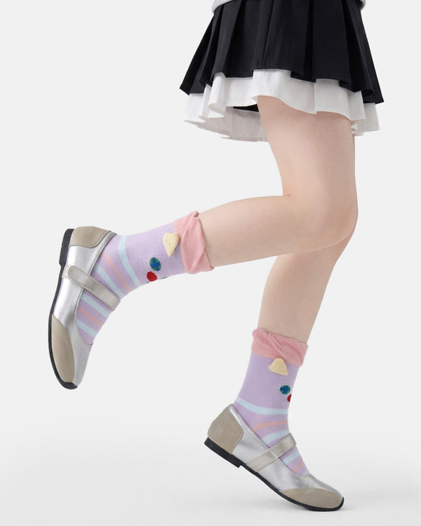 5 Pack Kids Pastel Animal Socks