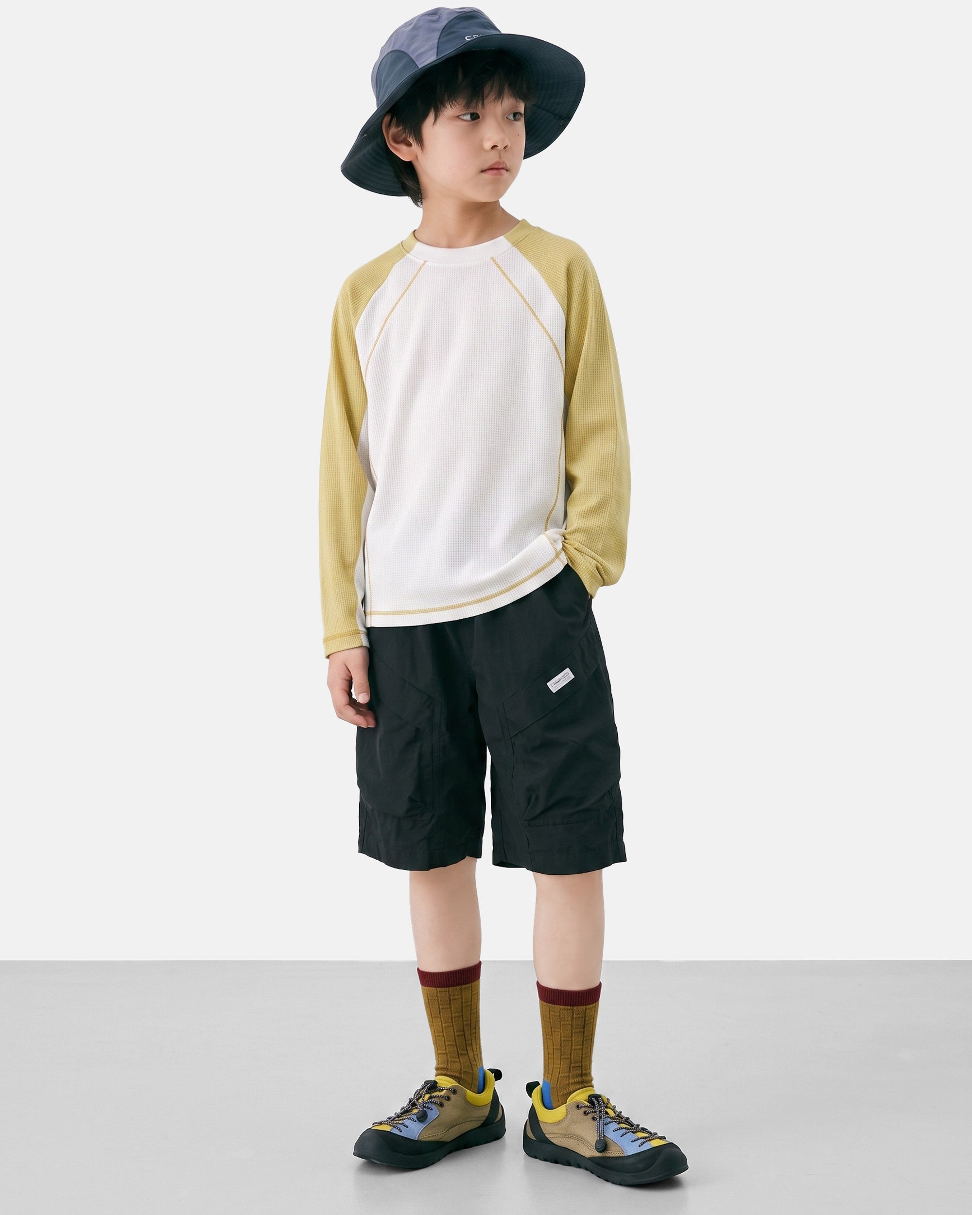 5 Pack Kids Retro Ribbed Crew Socks Main image