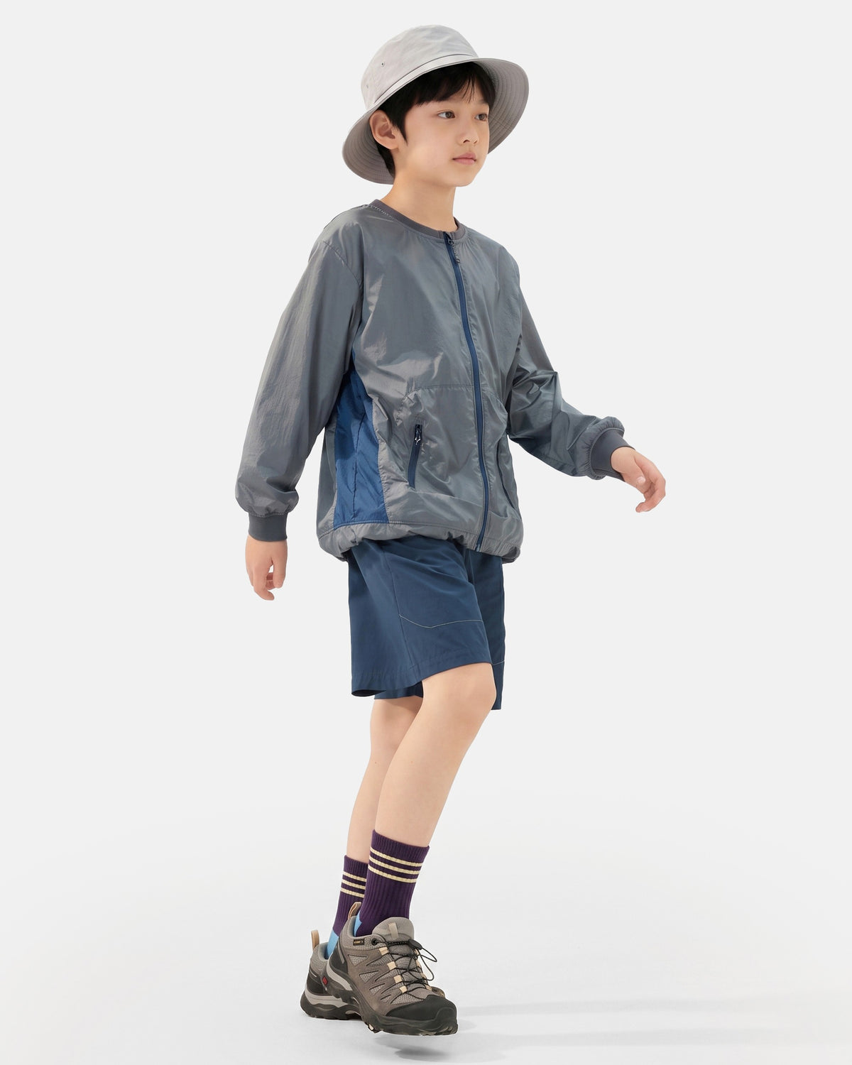 5 Pack Kids Retro Ribbed Crew Socks