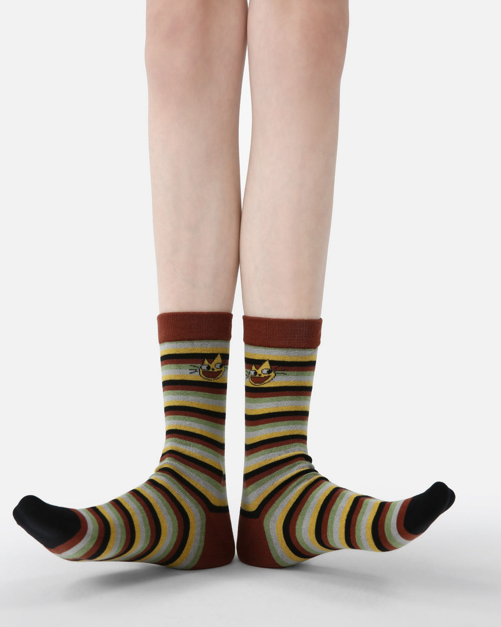 5 Pack Whimsical Cartoon Cotton Crew Socks