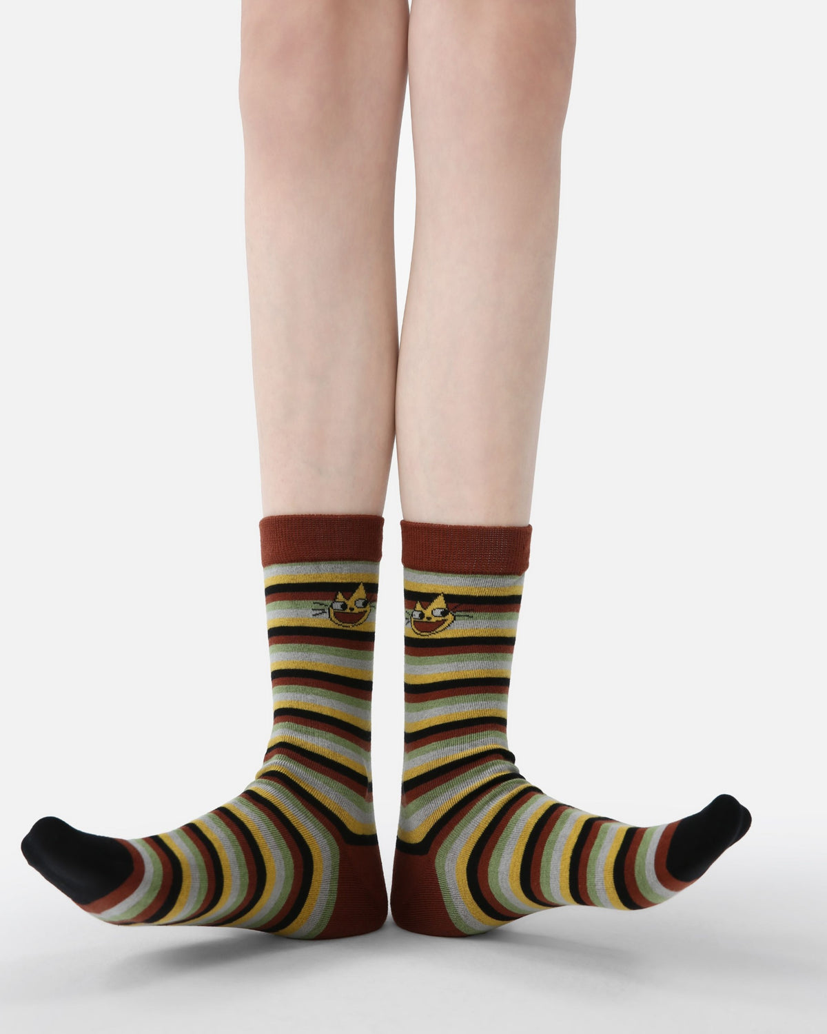 5 Pack Whimsical Cartoon Cotton Crew Socks