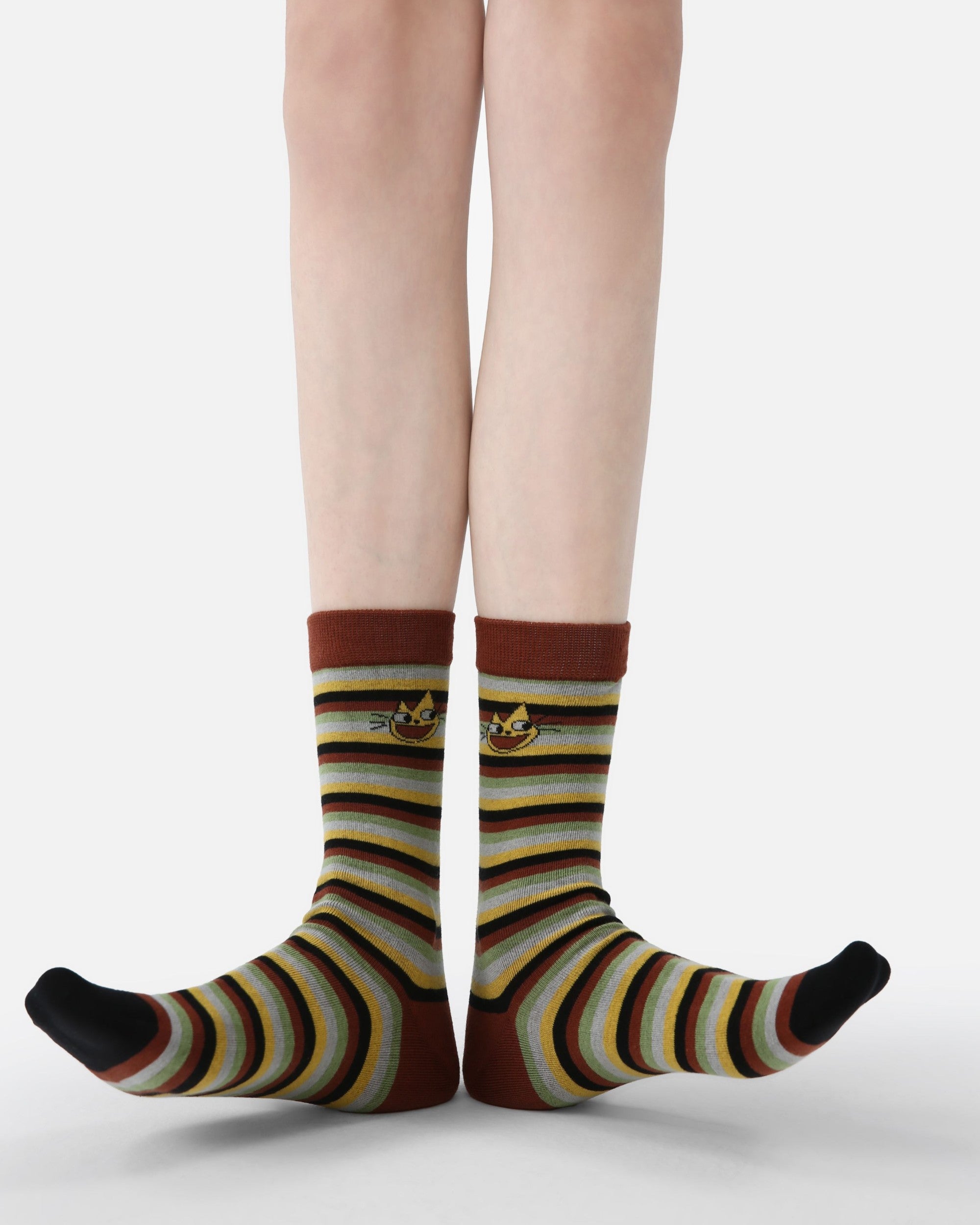 5 Pack Whimsical Cartoon Cotton Crew Socks