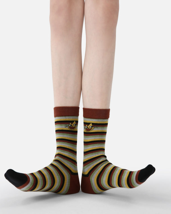 5 Pack Whimsical Cartoon Cotton Crew Socks