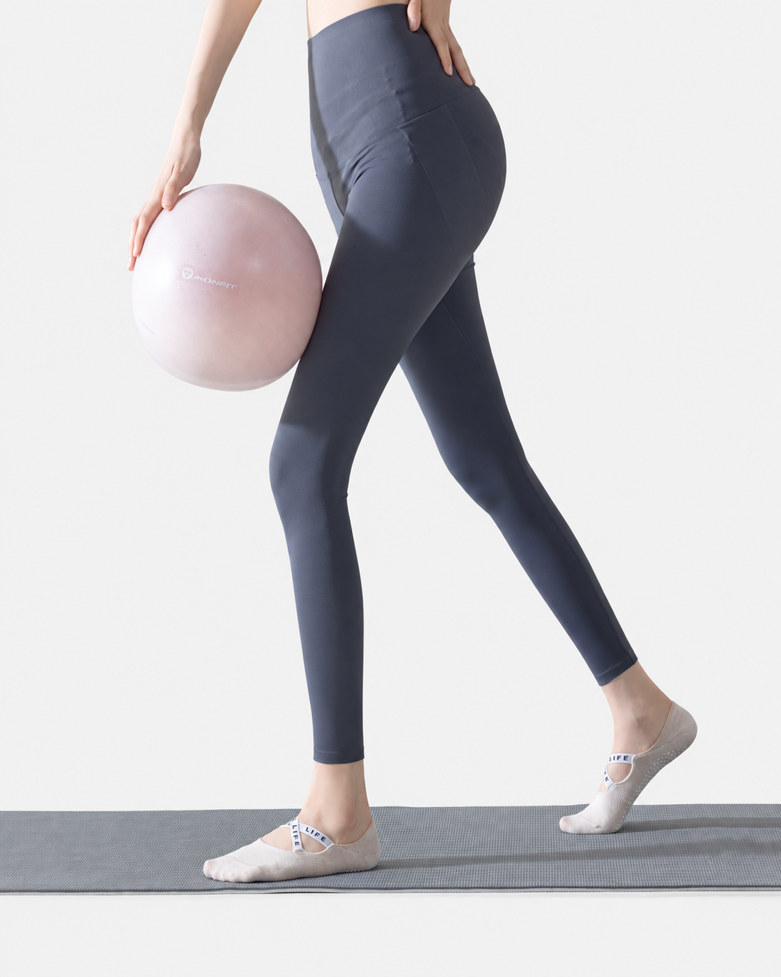 Ballet Cross-Strap Grip Yoga Socks