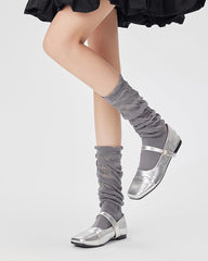 Ballet Fairy Series Women's Knee High Cotton Socks Seamless Breathable Soft