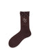 Beaded Star Ruffle Cotton Crew Socks
