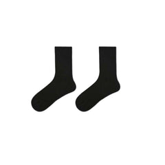 Sweetnana Women & Men Seamless Socks, Black and White,Soft, Comfort, Breathable, Casual , Crew Socks for Adults.