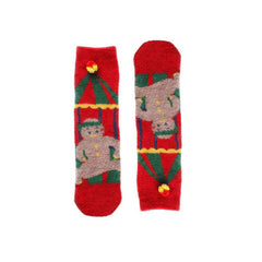 Sweetnana Cozy Tube Crew Socks for Women & Kids, Perfect Christmas Gift, Thickened Fuzzy Winter Stockings for Holiday Warmth and Comfort