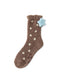 Colorful Polka Dot Fuzzy Crew Socks