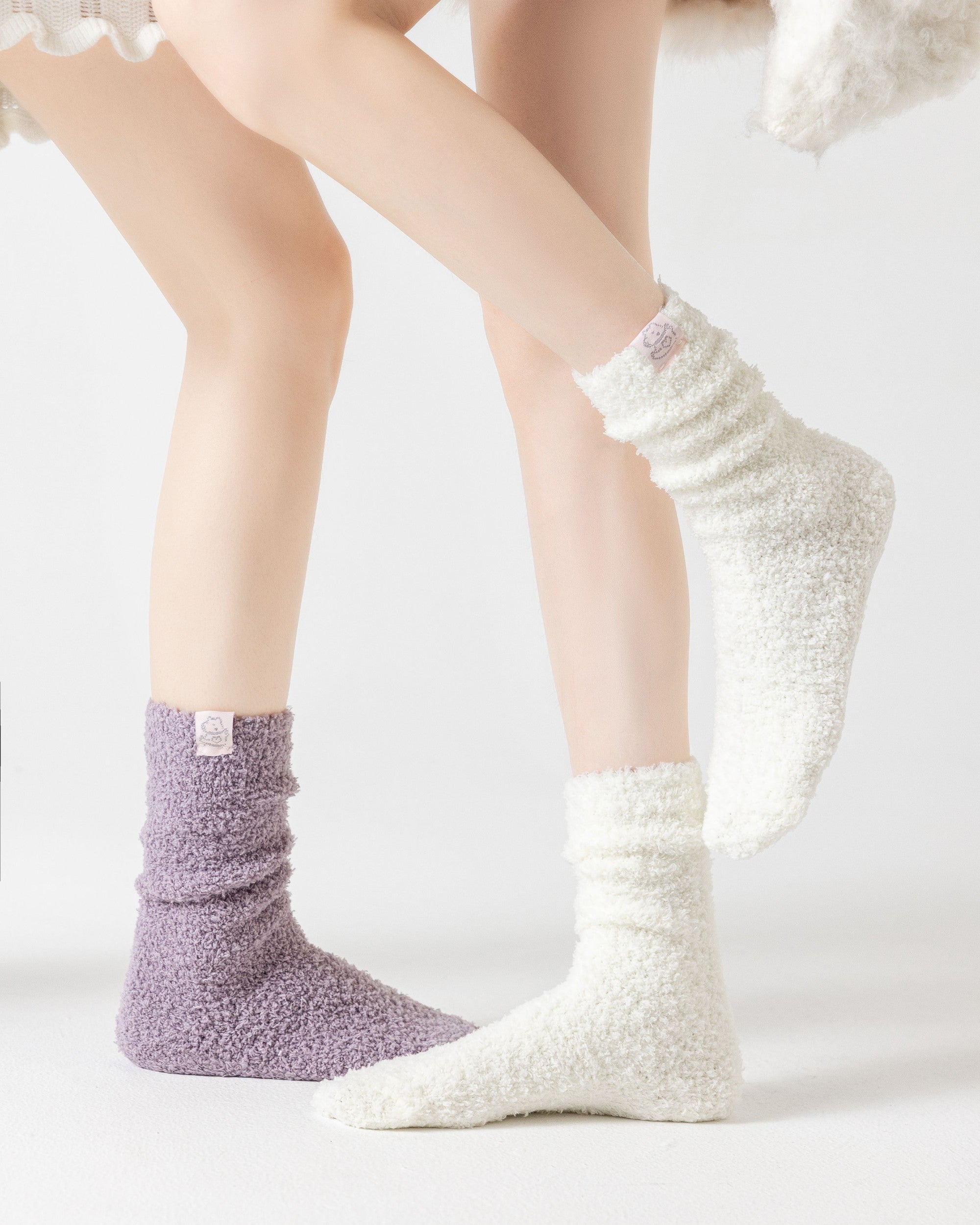 Cozy Cloud Slouchy Fuzzy Crew Socks