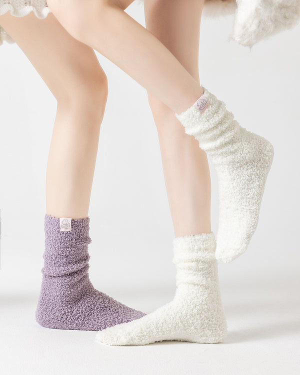 Cozy Cloud Slouchy Fuzzy Crew Socks