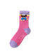 Felt Appliqué Fuzzy Floor Crew Socks
