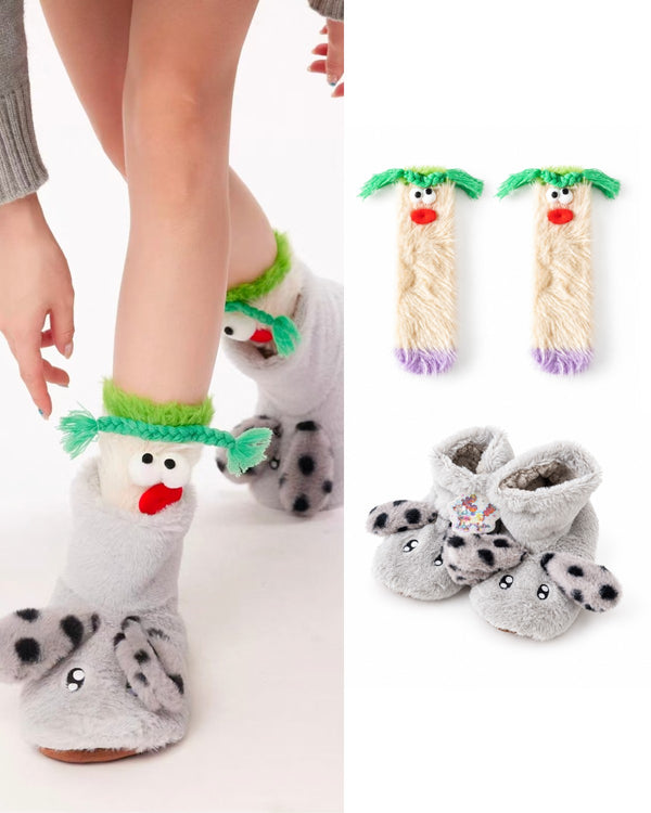 Floppy Ear Friends Warm Slipper Boots