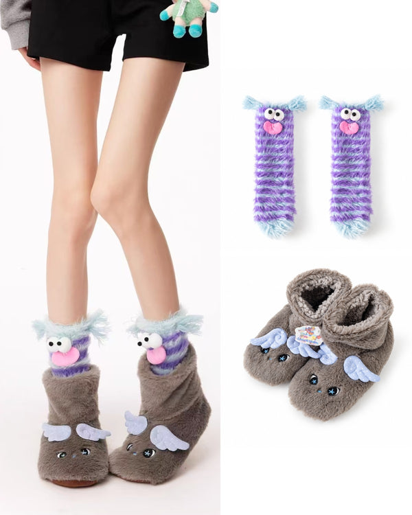 Floppy Ear Friends Warm Slipper Boots