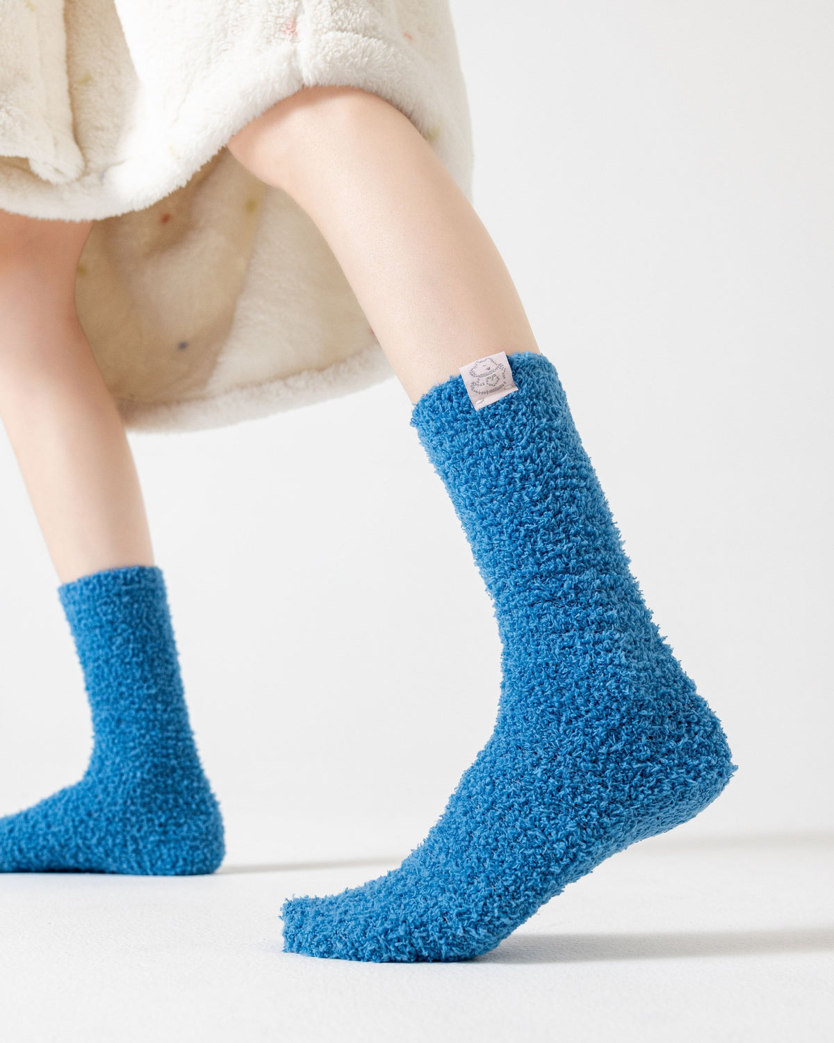Fluffy Cloud Slouchy Fuzzy Crew Socks