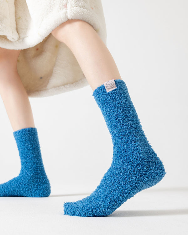 Fluffy Cloud Slouchy Fuzzy Crew Socks