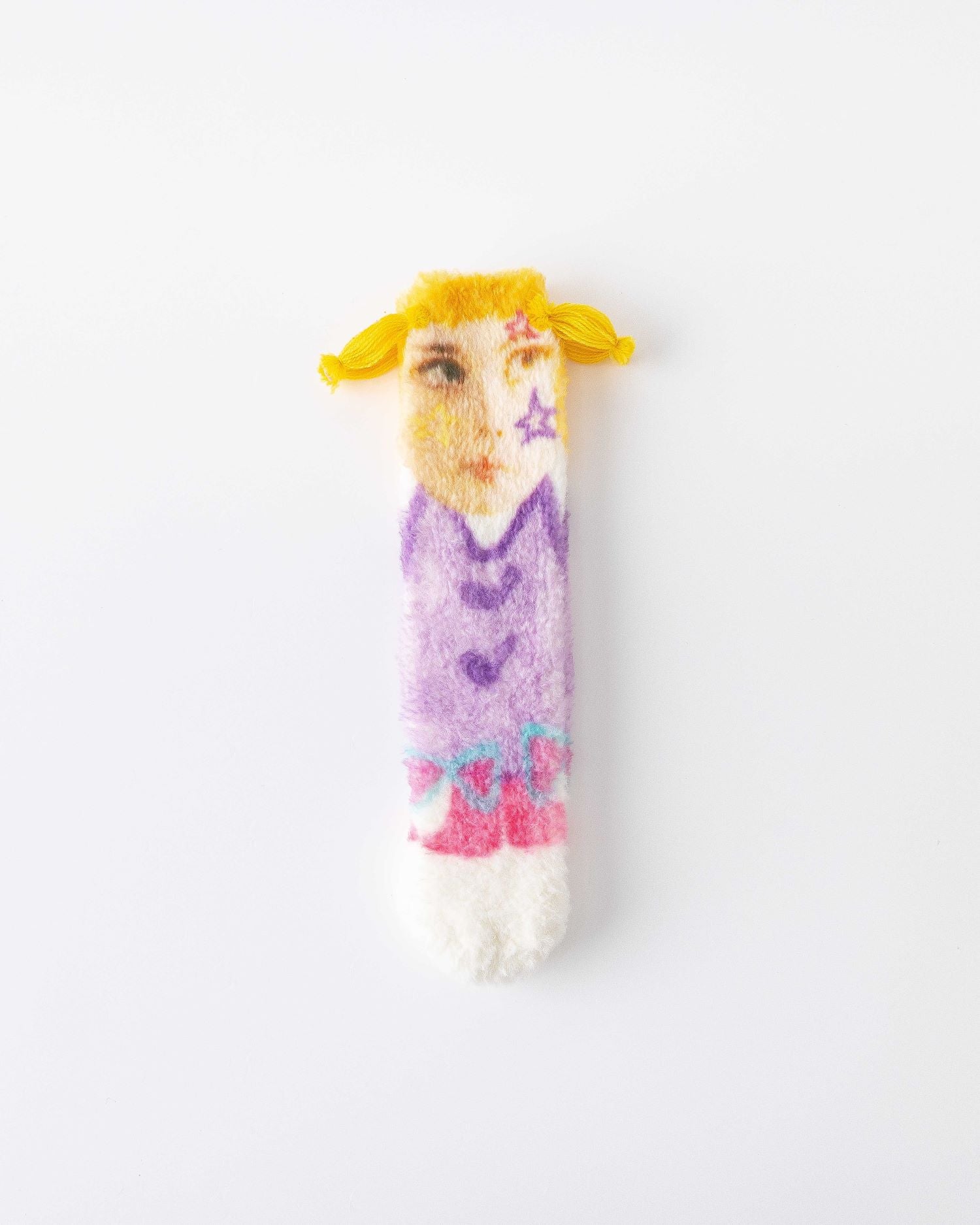 趣味中筒襪子卡通狗系列毛絨舒適保暖室內襪子