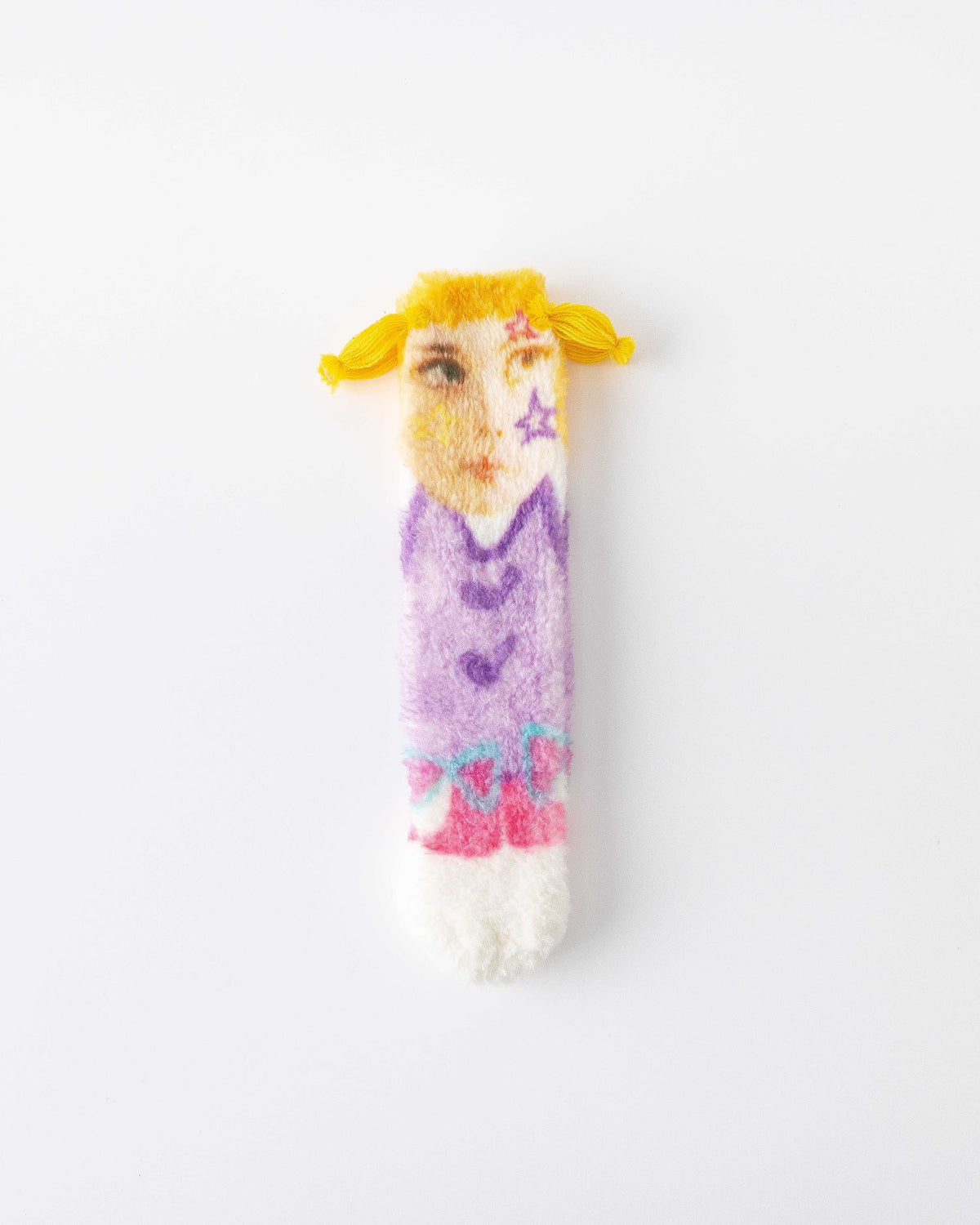 Funny Crew Socks Cartoon Dog Series Fuzzy Cozy Warm Indoor