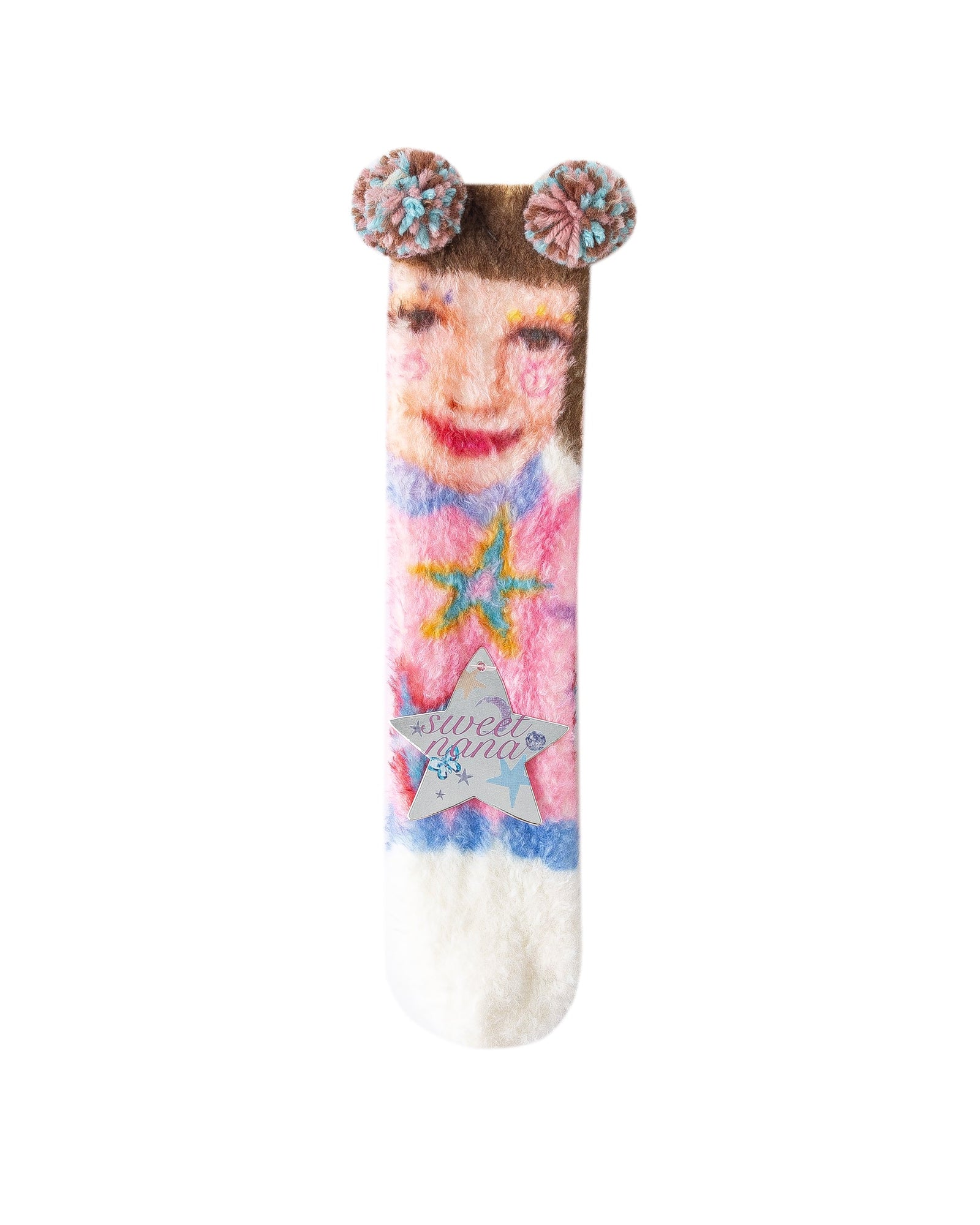 Funny Crew Socks Cartoon Dog Series Fuzzy Cozy Warm Indoor Socks