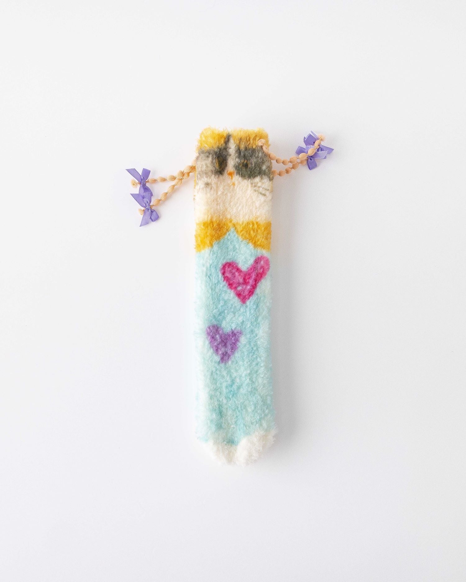 귀여운 크루 양말 만화 강아지 시리즈 보송보송하고 따뜻한 포근한 실내용 양말