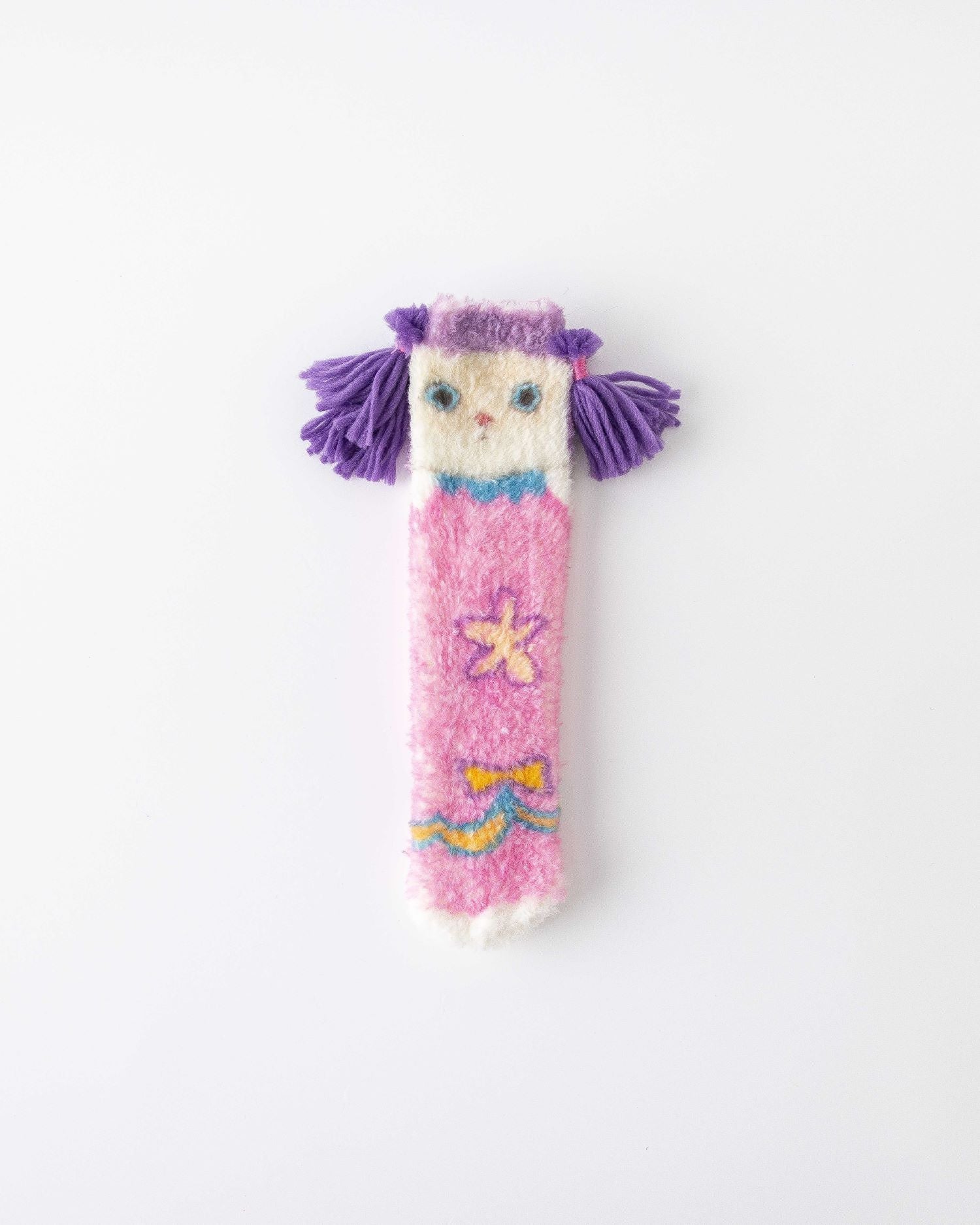 귀여운 크루 양말 만화 강아지 시리즈 보송보송하고 따뜻한 포근한 실내용 양말