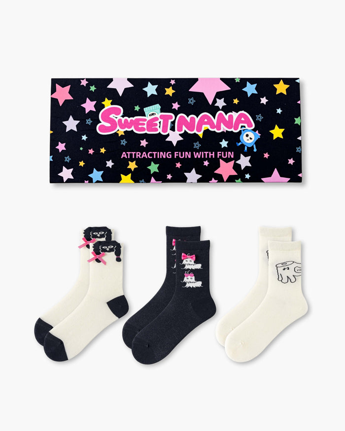 Gift Box Set Cartoon Animal Cotton Socks