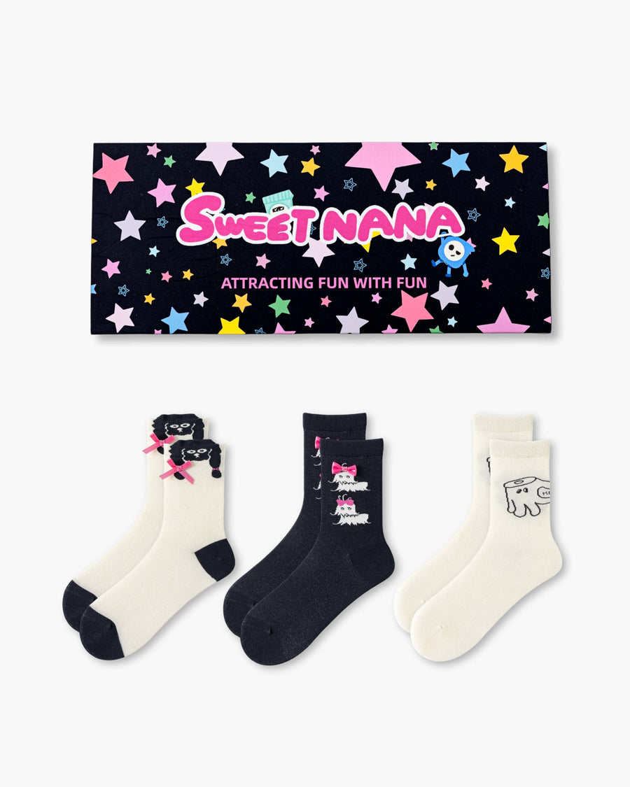 Gift Box Set Cartoon Animal Cotton Socks