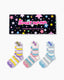 Gift Box Set Cartoon Striped Crew Socks