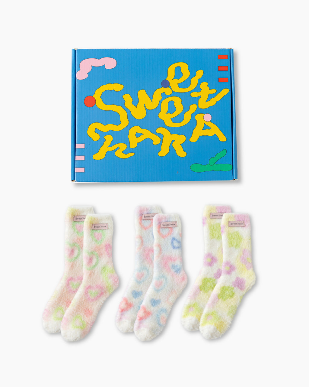 禮盒組 粉彩夢境舒適中筒襪